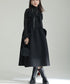 Bow Strap Wool Dress